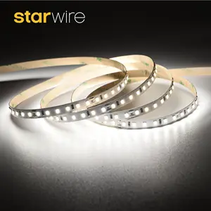 High Density 2 Wires 12V 5mm 2835 CCT Strips Light Two Color Temperature Changing CTA Led Strip