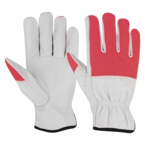 Hot Selling Assembly Work <b>Gloves</b> Durable Goat Grain Leather Soft and Comfortable Construction Safety <b>Gloves</b> with Latex Coating - Product Image 1