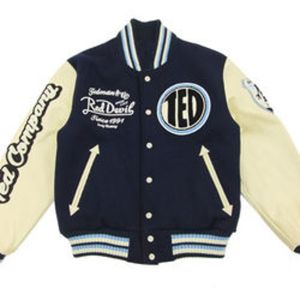 ジャケット・アウター CLASSIC LOGO MELTON VARSITY JACKET WEIV GEAR Mens Letterman Melton Varsity Jacket for Men Baseball