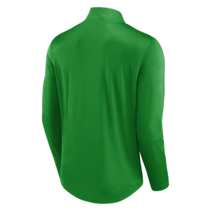 OEM Men Quarter Zip Long Sleeve Athletic Shirt Custom Logo Fitness Running Pullover Supplier - Product Image 4