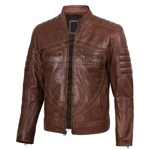 Factory Direct Sale Leather Winter <b>Jacket</b> <b>Light</b> <b>Weight</b> Leather <b>Jacket</b> <b>Plus</b> <b>Size</b> Leather <b>Jacket</b> - Product Image 2