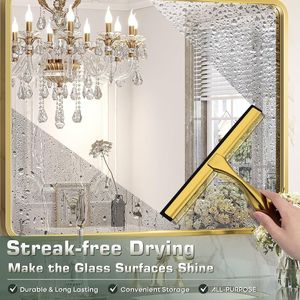 3 Ganci Adesivi in Acciaio Inossidabile per Tergicristallo Doccia e Pulizia Finestre Domestiche - Strumento Premium per il Bagno - Product Image 4