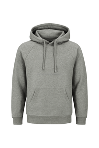 Survêtement d'hiver pour homme personnalisé de qualité supérieure, à manches raglan, uni, devant uni, doux, en tricot épais, impression sérigraphique, broderie - Product Image 6