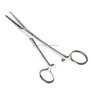 Fórceps hemostáticos Kellye ENT rectos de acero inoxidable VERITAS de primera calidad | Instrumento quirúrgico con clip Hemolock manual - Product Image 1