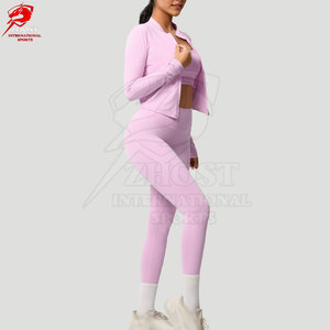Private Label Seamless 3Pc <b>Yoga</b> <b>Set</b> With Breathable Material And Modern Design For Gym And Fitness Activities - Product Image 5