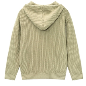 Custom Heavyweight Knitted Hoodie 500g 100% Cotton Terry Regular Fit Casual Streetwear Men Eco-Friendly <b>Waterproof</b> Winter - Product Image 2
