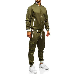 Conjunto Deportivo para Hombre de Alta Calidad, 100% Algodón, Transpirable, Estampado, para Gimnasio, Temporada de Invierno, Varios Colores Disponibles, Económico - Product Image 3