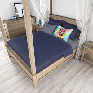 Pomeranian Hippie Dawg ilustraciones decorativas funda de almohada estándar ligera súper suave funda de cojín de fácil cuidado - Product Image 4