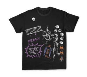 Camiseta Corta de Cuello Redondo con Estampado de Alta Calidad YITE para Hombre, Personalizada, 100% Algodón, Gruesa, con Diseño Gráfico, Talla Grande - Product Image 1