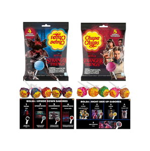 Piruletas Chupa Chups de Stranger Things, Edición Limitada, 5 Sabores, Bolsa Compartible de 120g Cada Una, en Paquetes a Granel de 36 Unidades - Product Image 1