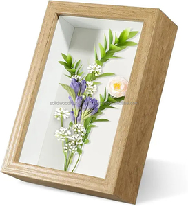 กล่องภาพเงาสไตล์อเมริกันพร้อมไฟ LED ของความทรงจำที่เก็บ3D กรอบรูปแบบยุโรป - Product Image 4