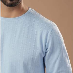 Camisetas de Hombre Extra Grandes, Tejidas en Algodón 100%, con Logotipo Personalizado, Servicio OEM/ODM, Transpirables y Ecológicas - Product Image 2