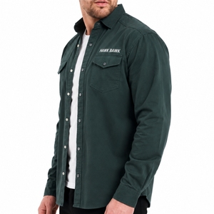 Chemise en jean pour homme, vêtements de travail, premium, durable, confortable, classique, épaisse, douce, respirante, pour homme. - Product Image 3
