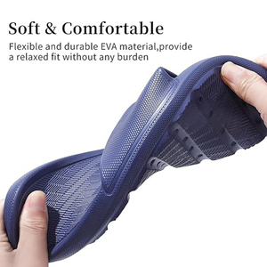 Wholesale Eco-friendly EVA Durable <b>Slide</b> Sandals Men Women | Lightweight Anti-Slip Bathroom Slippers | Comfortable <b>Indoor</b> - Product Image 6