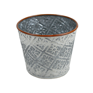 Ironic Metal Design Planter Best for Garden Decor Planter for Flower and Plant Decor Design Colorful Metal Planter - Product Image 3