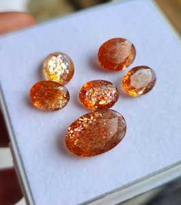 Pierres de soleil naturelles certifiées IGI de haute qualité, multi-couches, scintillantes arc-en-ciel, taille ovale, matériaux pour la fabrication de bijoux, toutes tailles et couleurs - Product Image 3