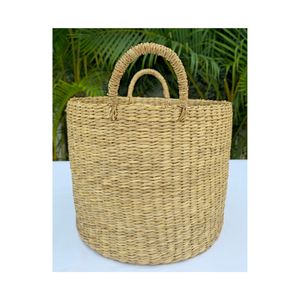 Panier de rangement ovale en jonc Hien Luong, modèle 25BHL01, multifonction, durable, artisanat vietnamien, origine personnalisable - Product Image 3