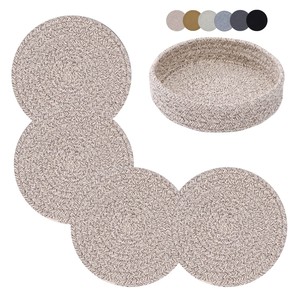 Alfombrillas y Cestas de Yute Trenzado Hechas a Mano al por Mayor - Decoración para el Hogar de Fibra Natural - Product Image 1