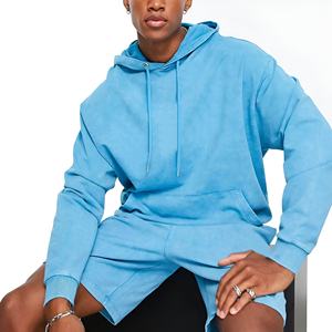 Sweat à capuche oversize en polaire pour homme, style streetwear, tissu épais, OEM, sweat à capuche sport en polaire pour homme, chaud, respirant, vente en gros - Product Image 3