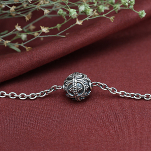 925 Silver Filigree <b>Bead</b> Charm <b>Bracelet</b> For Women Daily Wear Women Trendy Gold <b>Bead</b> Bangles for Daily Wear Wedding Gifts Women's - Product Image 3