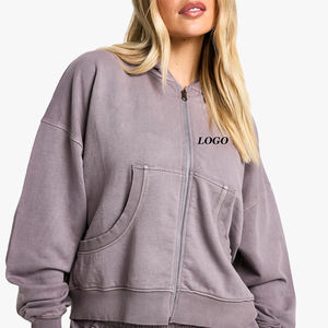 Custom Women <b>Sherpa</b> Cozy <b>Lined</b> Oversized Sweatshirt Women Warm Fleece <b>Hoodie</b> Soft Fleece <b>Lined</b> Casual Winter Pullover Sweatshirt - Product Image 1