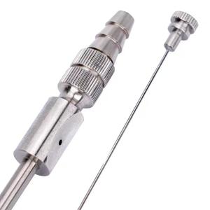 Tubo de succión dental para implantes orales, tubo de drenaje quirúrgico para dientes, eyector de saliva médico de acero, autoclavable, plateado - Product Image 4