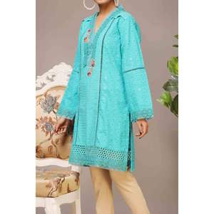 Blusa con estampado de pollo adornado para mujer, blusa PE114217 cosida de 1 pieza - Product Image 3