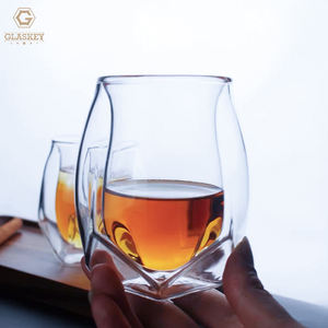 High Borosilicate <strong>Glass</strong> Shot <strong>Glass</strong> Double Wall Whiskey <strong>Glass</strong> clear Lead-free <strong>Coffee</strong> Mug - Product Image 4