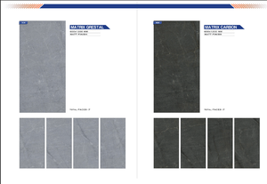 Azulejos de Cerámica de Porcelana Brillante de Lujo, 600*1200mm, Diseño Moderno con Patrón de Mármol para Paredes Interiores de Villas, Salas de Estar y Pisos - Product Image 3