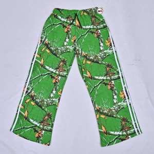 <b>Camouflage</b> Pants Women Mid Waist Elastic Loose Fit Full Length Autumn Print Side Stripe Casual Breathable Polyester Trousers - Product Image 5