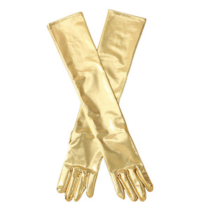Guantes Largos de Satén para Mujer, para Ópera, Fiesta, Baile de Graduación, Disfraces, Colores Sólidos, para Boda, Novia - Product Image 2