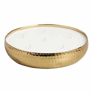 Porte-bougie votif moderne en métal doré ajouré, décoration d'intérieur, pot à bougie, conteneur, porte-bougies en métal - Product Image 1