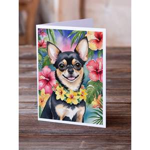 การ์ดอวยพร Chihuahua Luau แปลกๆขนาด8 A7ขนาด5x7พร้อมซอง - Product Image 3