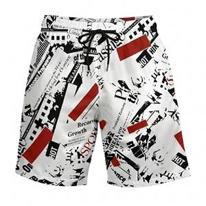 Shorts de sport pour hommes en sublimation, séchage rapide, respirants, pour la gym, la course, imprimés sur mesure, légers, pour l'été et la plage - Product Image 1