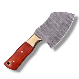 Couteau de poche de camping en acier Damas Nordic Forge, couteau de ranch à lame pleine, manche en résine, qualité industrielle, personnalisable OEM - Product Image 2