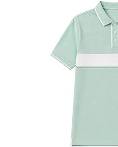 Manufacturer Customized Mint Green And <b>White</b> Men <b>Polo</b> Shirt Short Sleeve Casual Golf T Shirt Breathable Summer Premium Top - Product Image 4
