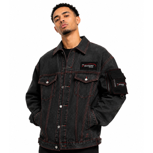 Premium <b>Men</b> <b>Denim</b> <b>Jacket</b> Classic Button Front Design Durable Cotton Fabric Casual Everyday Wear Stylish Layering Outerwear - Product Image 1