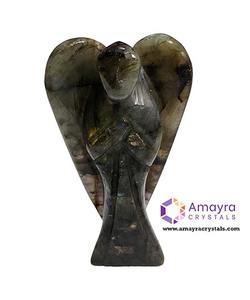 หินอัญมณีลาบราดอไรต์ขนาด5นิ้วรูปนางฟ้าจากอินเดีย - Product Image 3