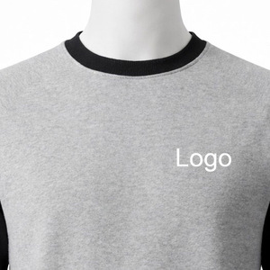 Sudadera de Cuello Redondo con Patrón de Rayas Bordadas de Alta Calidad para Invierno, Sudadera de Felpa de Algodón Grueso para Hombre - Product Image 2