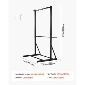 Portabici Verticale Autoportante in Acciaio al Carbonio, Capacità 300LBS/136KG, Supporto per 5 Biciclette - Product Image 6