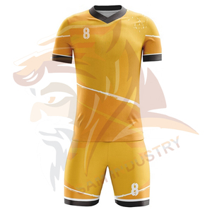 Vente flash - Ensemble d'uniformes de football en sublimation, en polyester, comprenant un maillot et un short, ensemble d'uniformes d'entraînement de football - Product Image 2