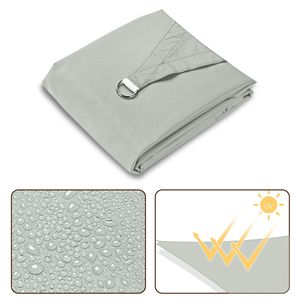 Tenda Parasole Rettangolare Grigia 10x13ft, Elegante Copertura per Esterni - Product Image 5