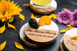 Handmade Wood And <b>Marble</b> Coaster <b>Set</b> NEHA ENTERPRISES Luxury <b>Coffee</b> Tea Cup Coasters for Dining <b>Table</b> - Product Image 2