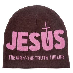 Gorros de Lana Personalizados al por Mayor, Gorros Unisex con Borde Acanalado, Gorros con Logotipo Jacquard Bordado, Lazos con Puntos - Product Image 3