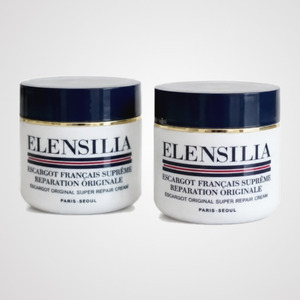 Crème hydratante pour le visage ELENSILIA, K-Beauty coréen, crème à l'escargot originale Elensilla Escargot Super Repair - Product Image 4