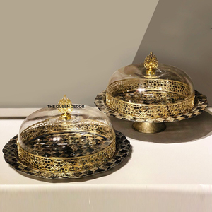 อุปกรณ์ทำเค้ก ขาตั้งเค้กโลหะสแตนเลสขัดเงา 2 ชั้น สำหรับใส่เรซิ่นอีพ็อกซี่ งานวันเกิด จานใส่ขนมหวาน - Product Image 5