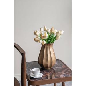 High Quality Metal Tabletop Decorative <b>Vase</b> for Floral Styling, Stylish Home Decor for Living Spaces - Product Image 2
