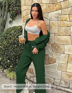 Ensemble de survêtements pour femmes de qualité supérieure, pantalon de jogging taille haute, vêtements de voyage printemps, survêtement - Product Image 3