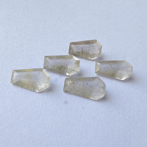 Piedra Preciosa Natural de Rutilo Dorado, Corte Facetado en Forma de Ataúd, Piedra Suelta Calibrada para Joyería, Disponible en Todos los Tamaños - Product Image 6