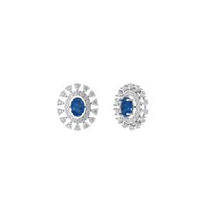 Floral asset <b>Gold</b> and Diamond bridal wedding luxury Fine Jewellery Gift diamond earing layer Drop <b>Earrings</b> <b>Dangle</b> - Product Image 1